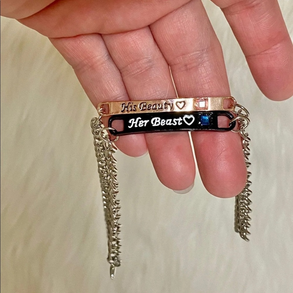 🔥3/$25🔥Her Beast His Beauty Matching Bracelets - Picture 8 of 9